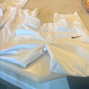 Nike Kids White baseball pants